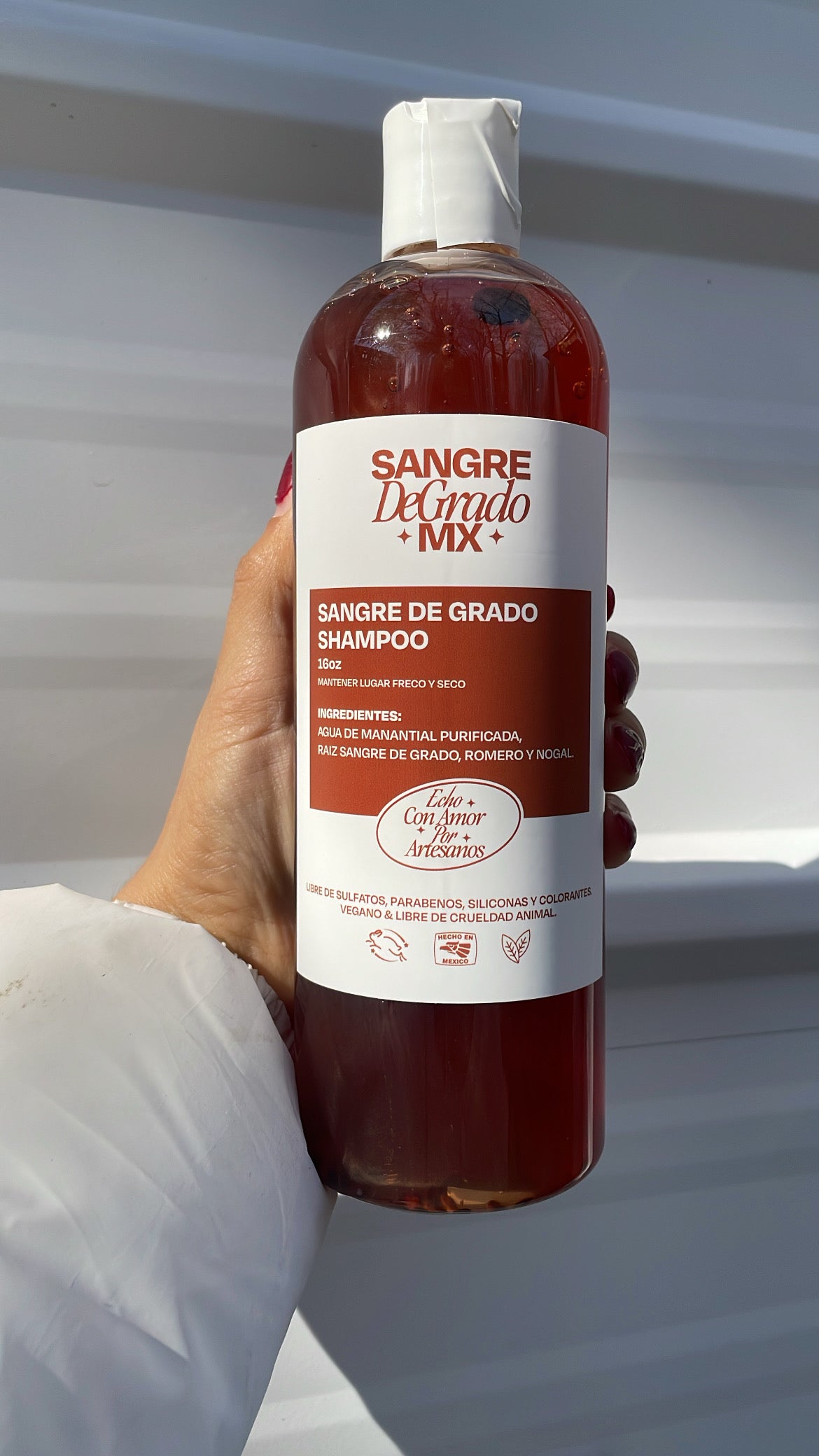 Sangre De Grado shampoo con 8 extractos