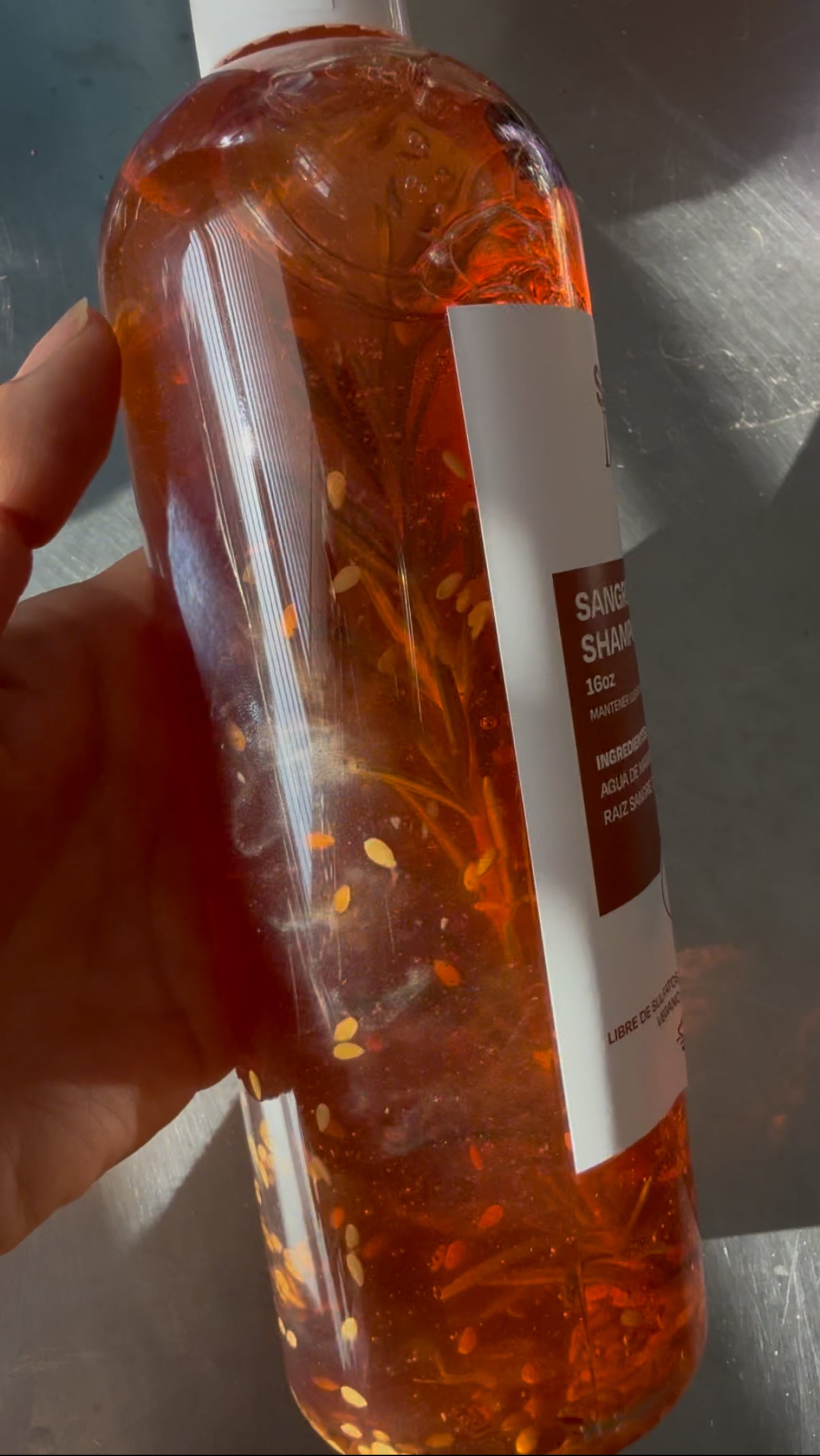 Sangre De Grado shampoo con 8 extractos